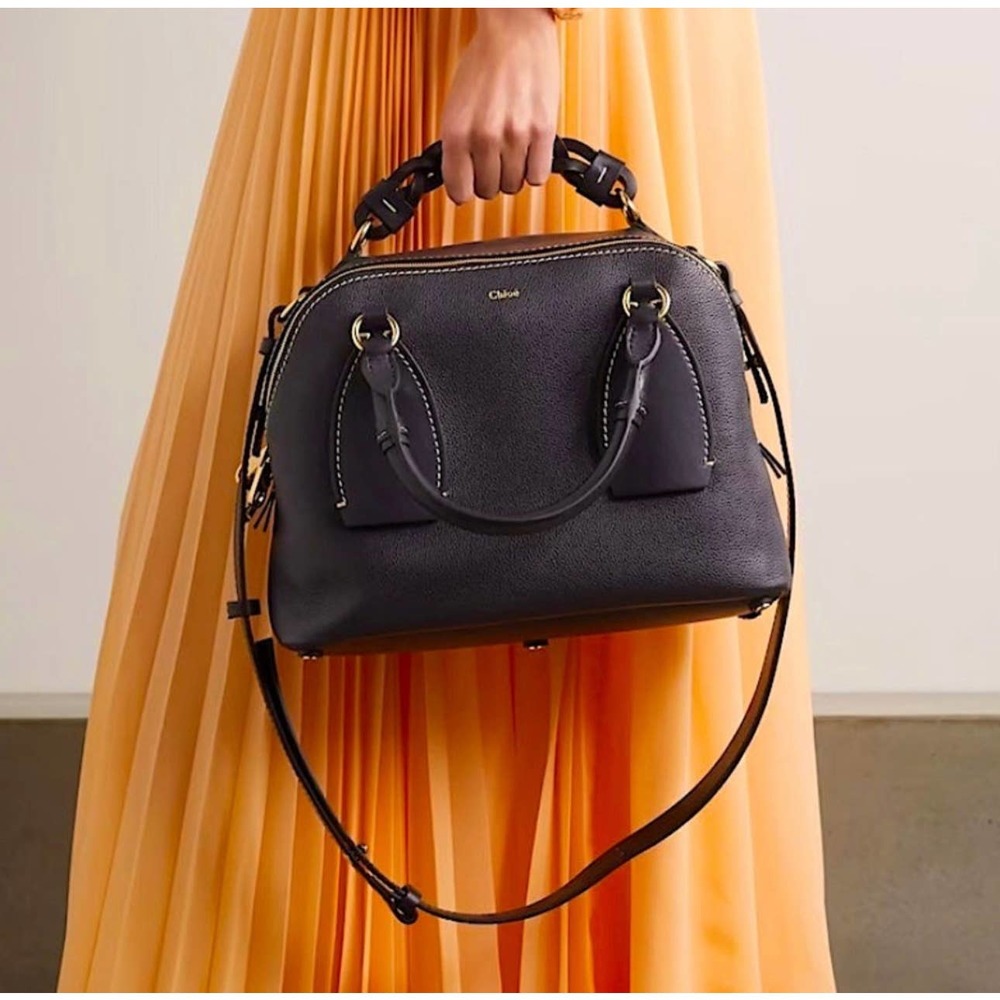 Excellent Condition Medium Chloe Daria Day Bag w/ See by Chloe Star Charm